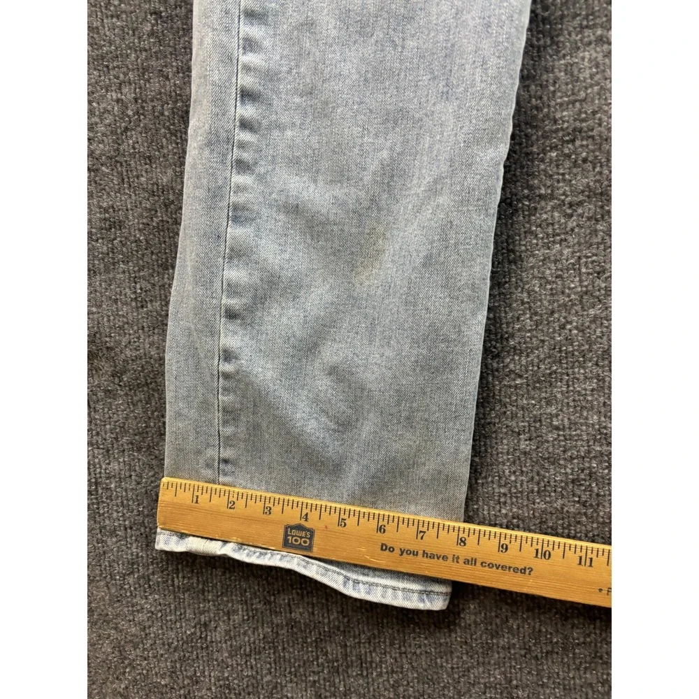 True Religion Ricky Relaxed Straight Jeans Mens 34 Light Wash Blue Denim